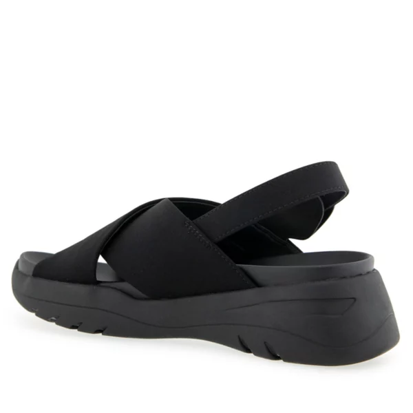 Женские сандалии на плоской подошве Harlow Aerosoles, черный — фото 3