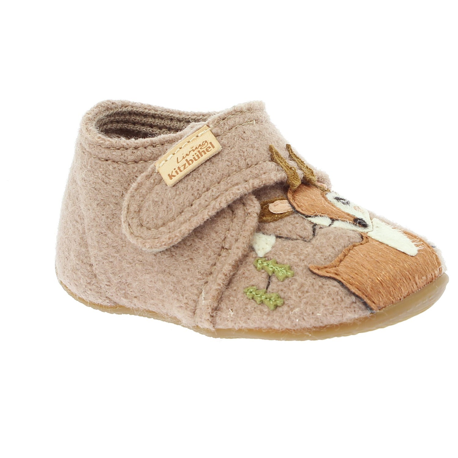 

Тапочки Living Kitzbühel Baby's Klettschuh Rehkitz, цвет Timeless Taupe