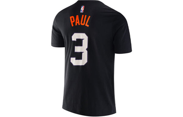 Футболка sw fan edition phoenix suns paul no. 3 cp3 sports training short sleeve black Nike, черный — фото 2