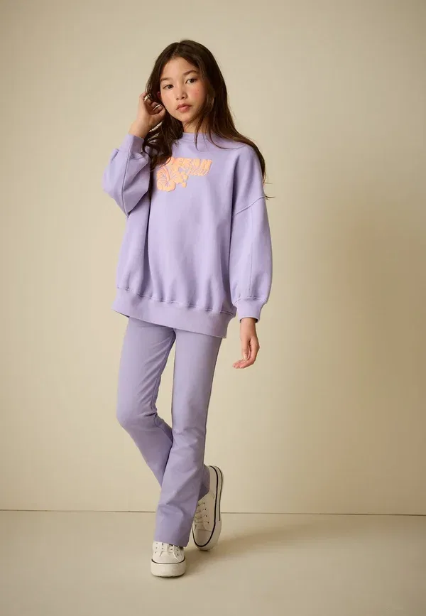 Свитшот Regular fit flare set Next, сиреневый — фото 2