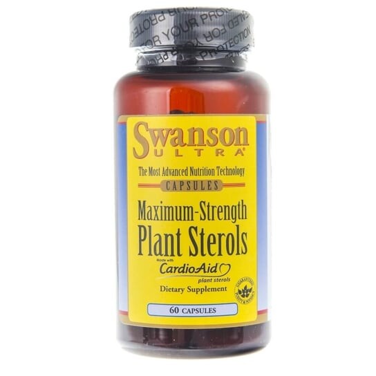 

Swanson, Растительные стеролы максимальной силы CardioAid, 60 капсул