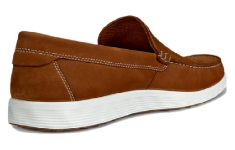 Мужские туфли Ecco Men's Casual Shoes Men Low-Top Brown — фото 4