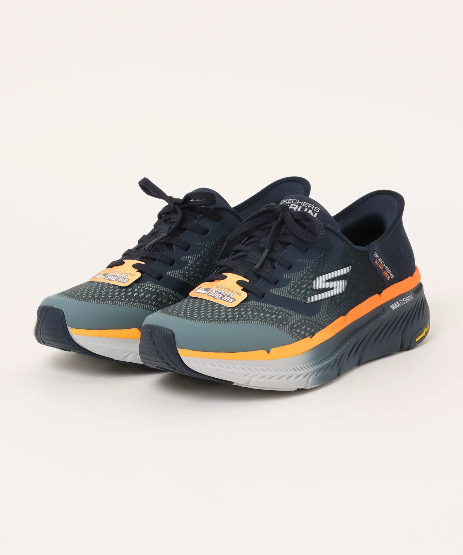 Мужские кроссовки без шнуровки Max Cushioning Premier 2.0 SKECHERS синие