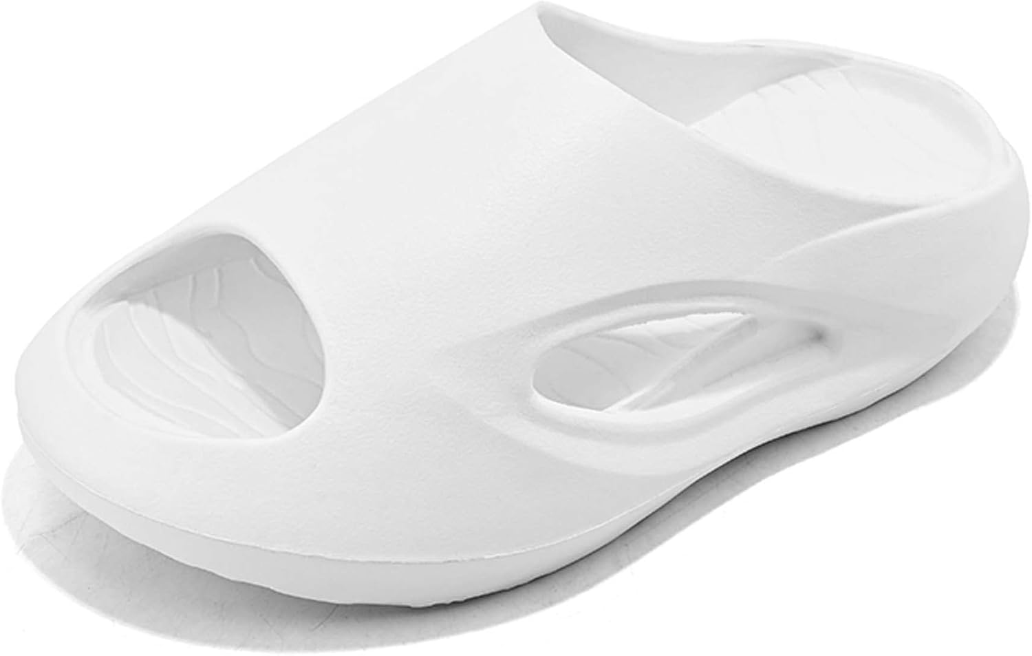 

Мужские летние модные повседневные шлепанцы, сандалии, пляжная обувь, удобные, дышащие, износостойкие, с противоскользящей подошвой, с толстой подошвой Generic, белый