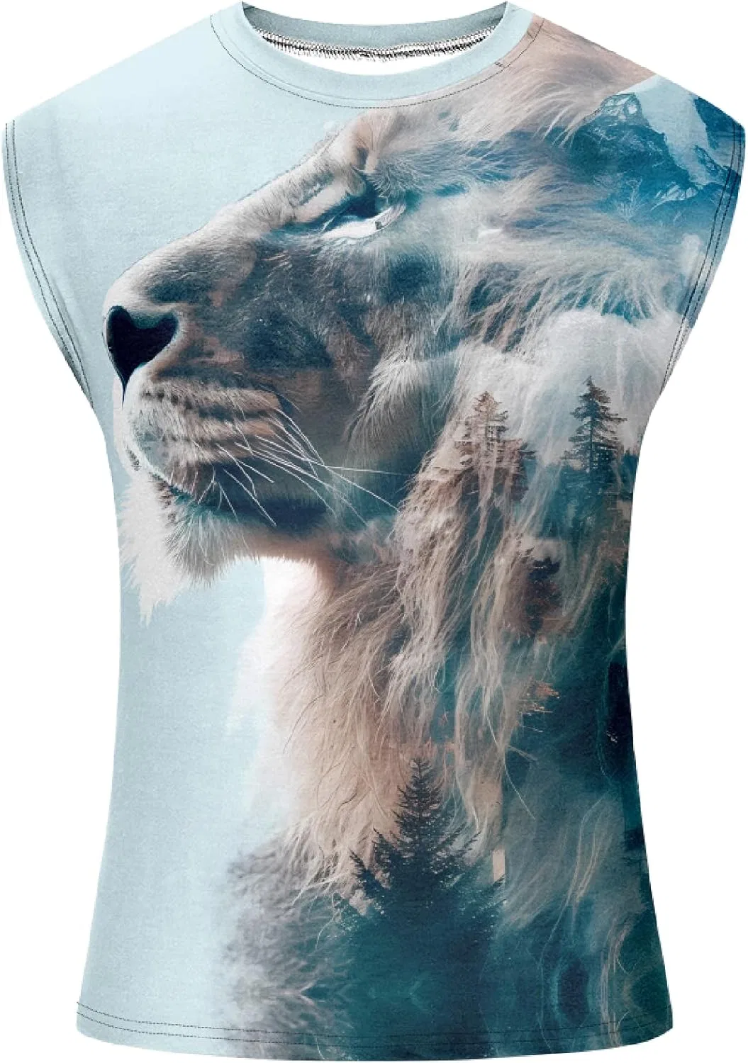 Майка с принтом льва, Lion — фото 3