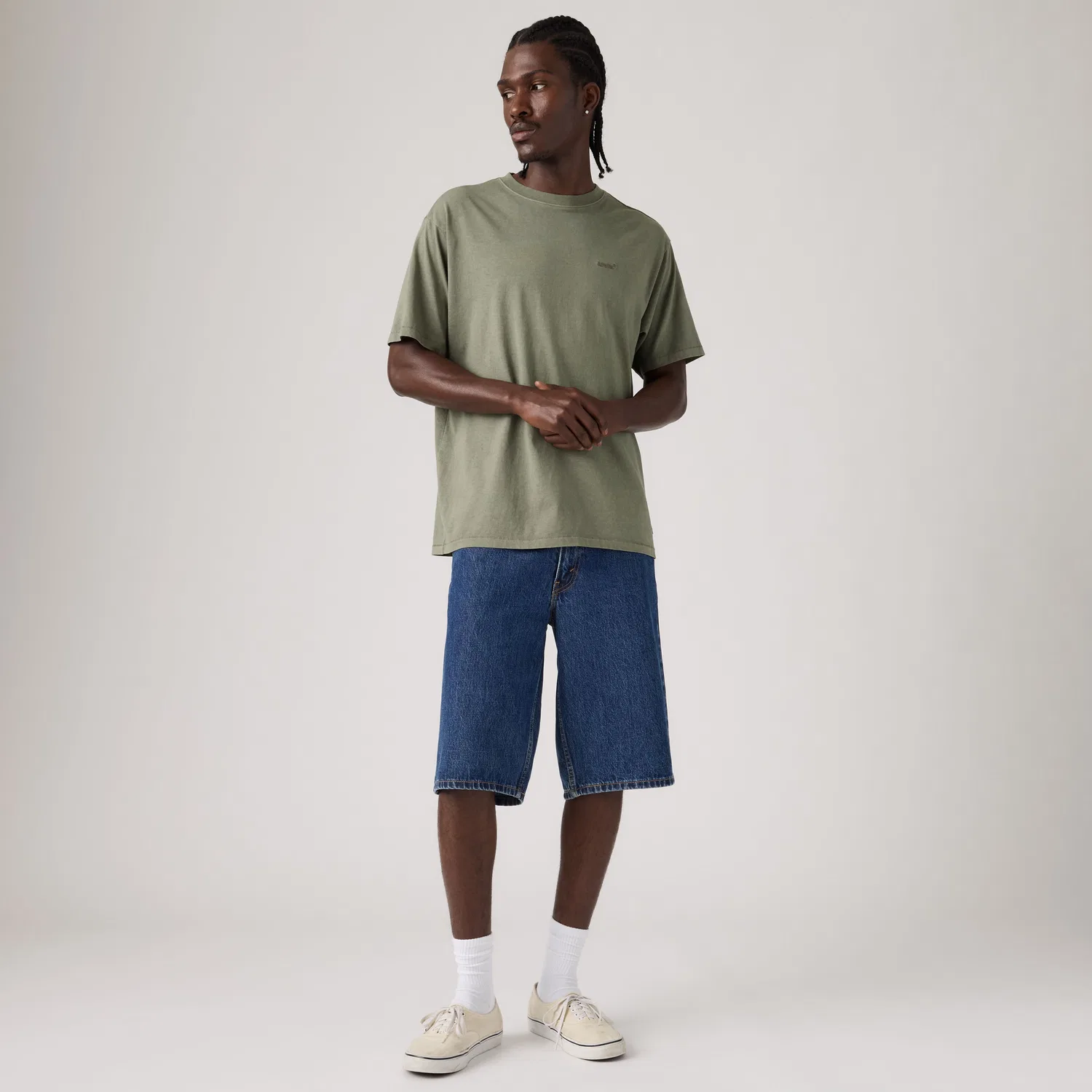 Мужские шорты Levi's 470 Baggy, синий — фото 2