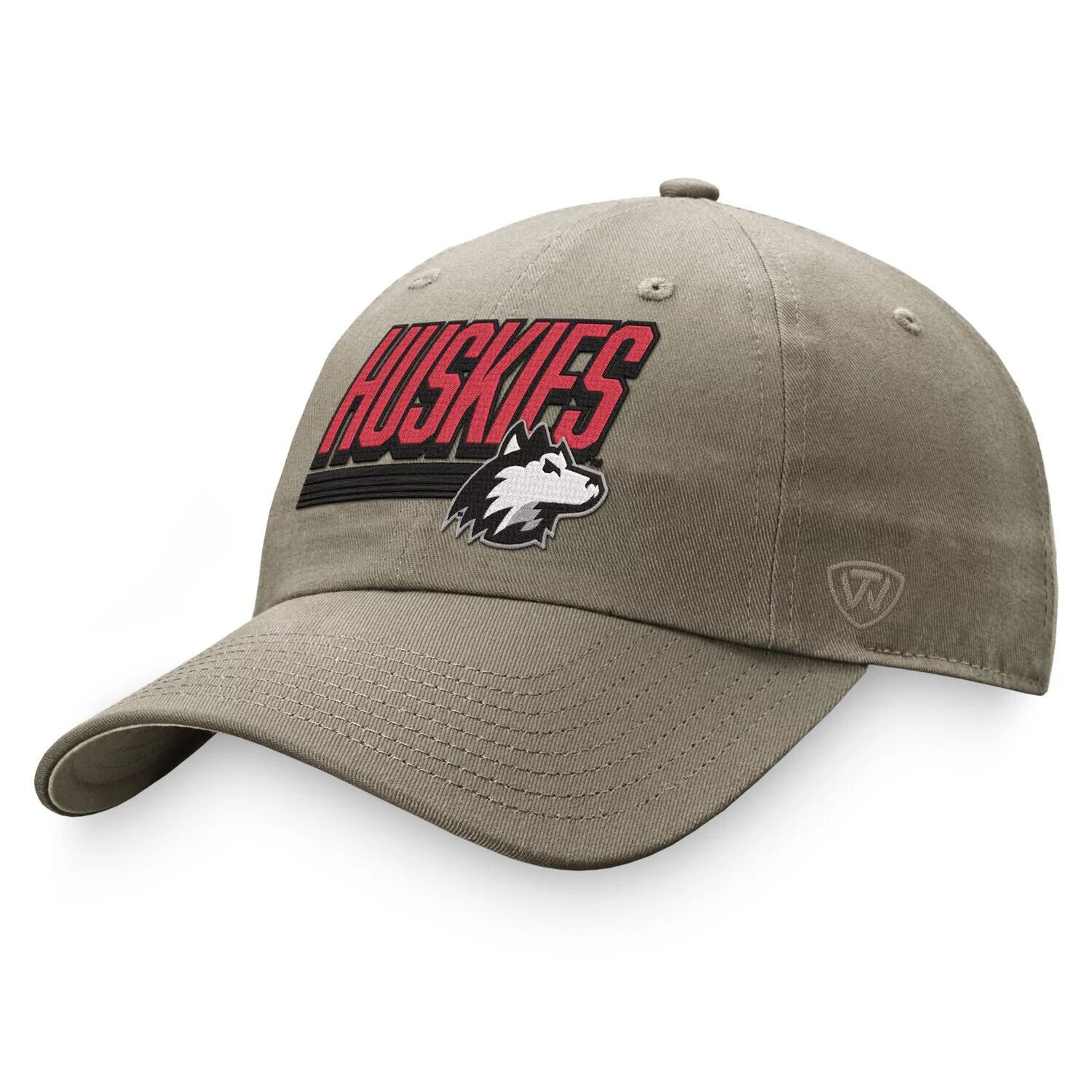 

Мужская регулируемая шапка Top of the World цвета хаки Northern Illinois Huskies Slice