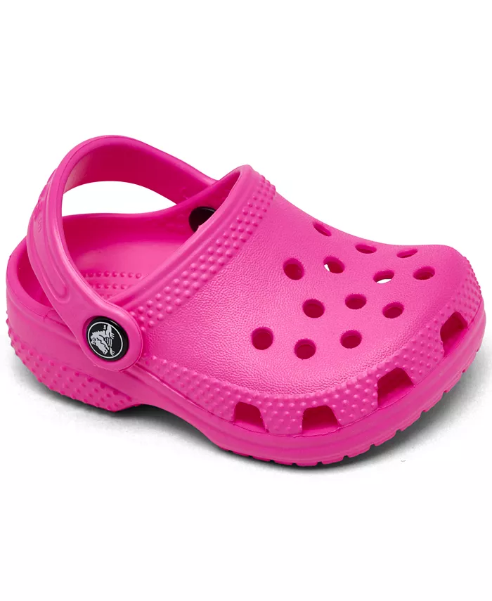 

Детские классические сабо от Finish Line Crocs, розовый