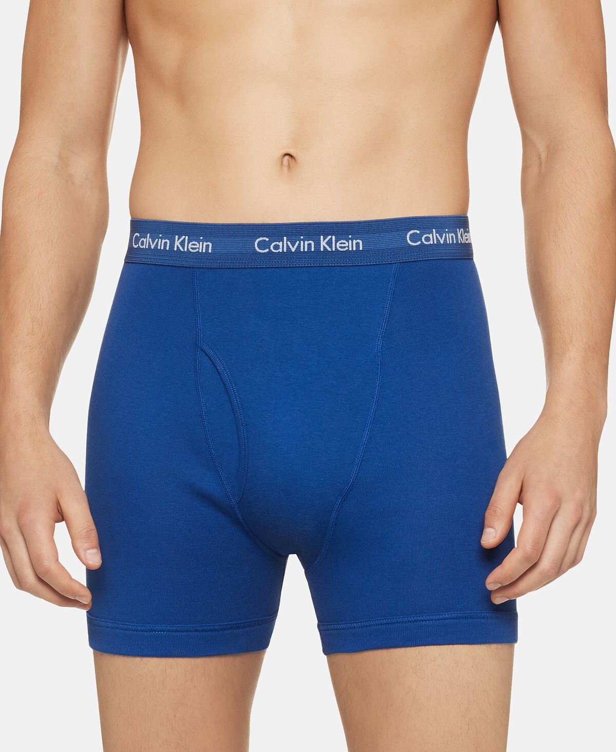 Мужские классические трусы-боксеры из хлопка, 5 шт., нижнее белье Calvin Klein — фото 2