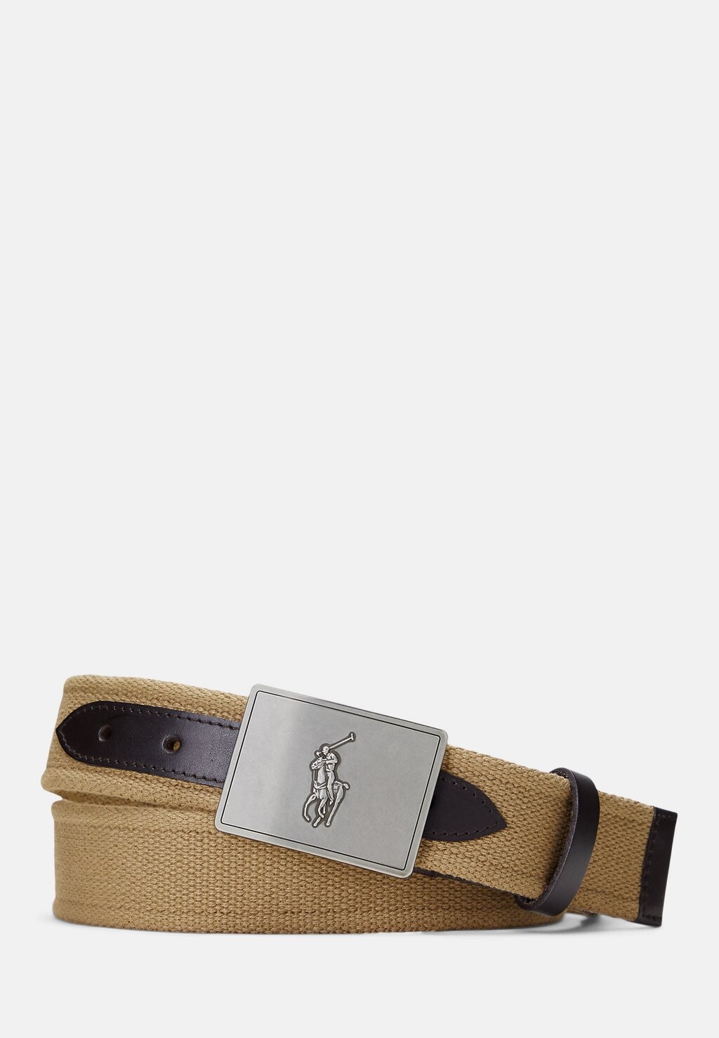 

Ремень PLAQUE BELT MEDIUM Polo Ralph Lauren, цвет classic camel