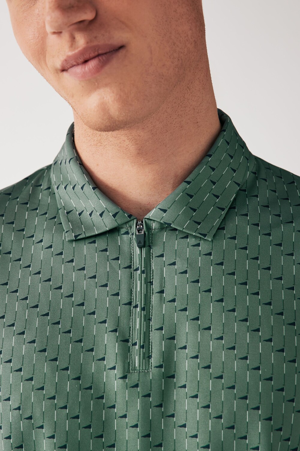 

Футболка поло с принтом для гольфа Next, зеленый