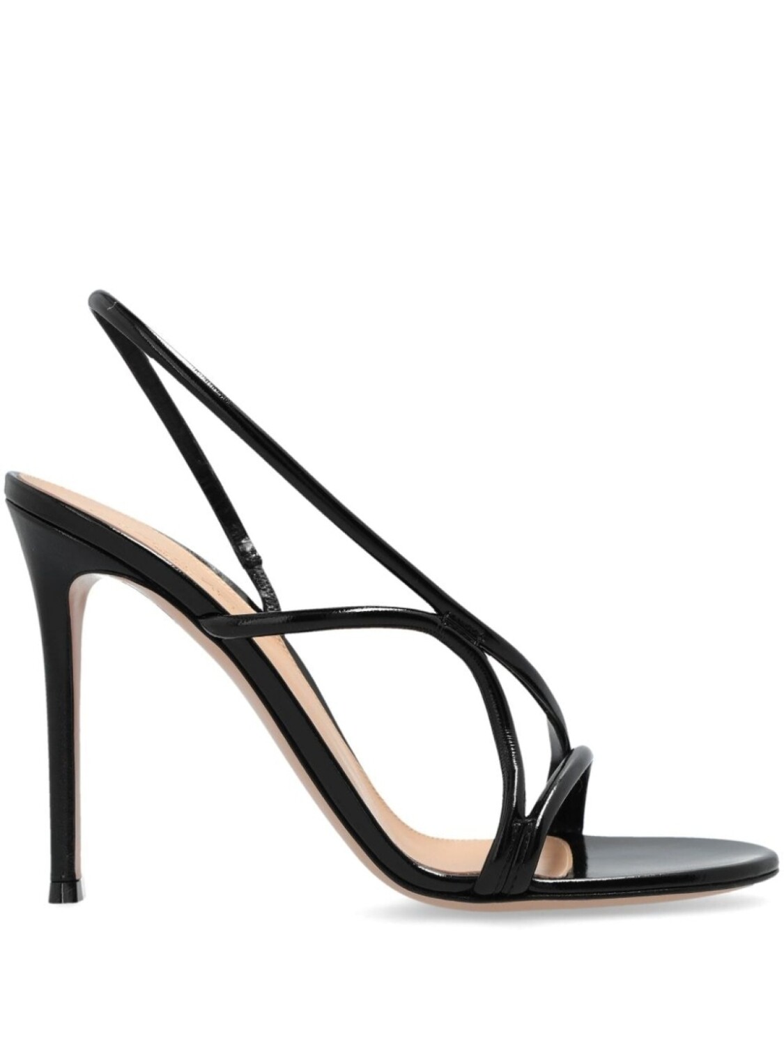 Gianvito Rossi 115 мм кожаные сандалии, черный