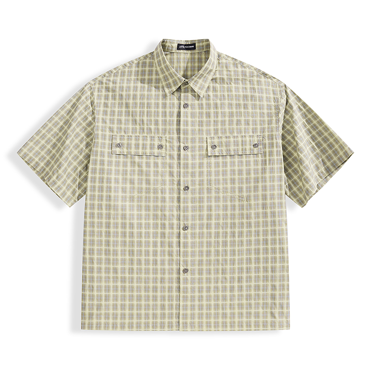 

Мужская рубашка Casual Comfortable в клетку PEACEBIRD MEN, светло-желтый 1