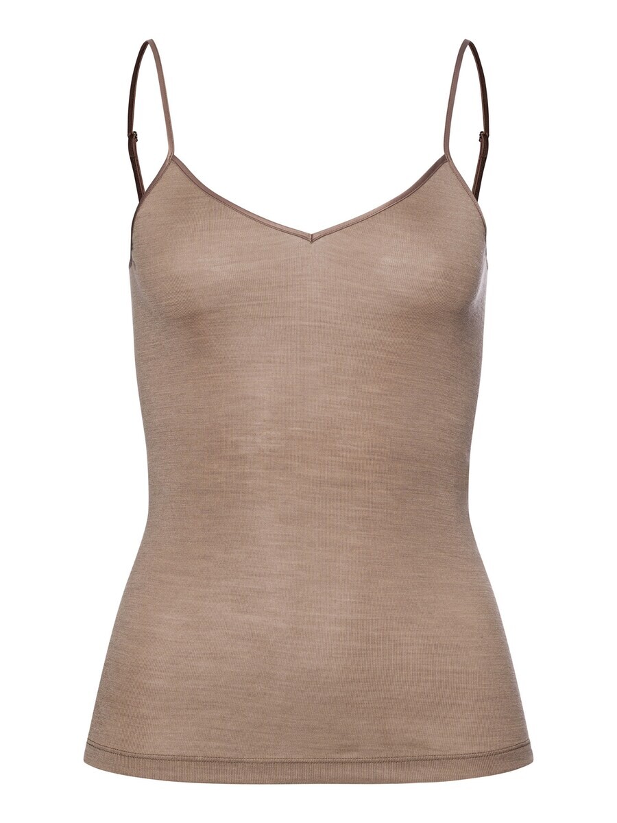 

Топ Hanro Top Woolen Silk, коричневый