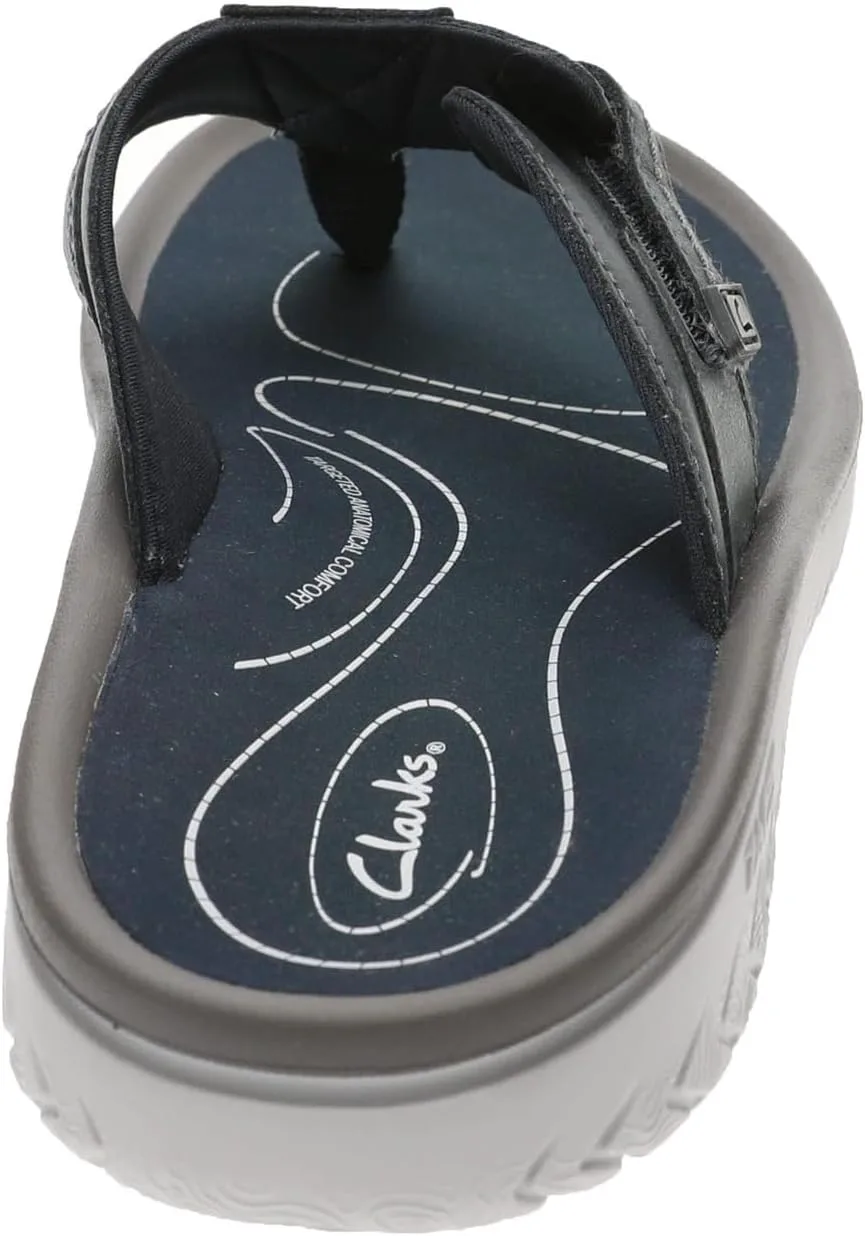 Шлепанцы Clarks mens 261769877, темно-синий — фото 3