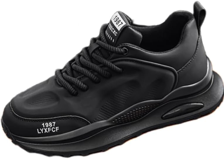 

Модные мужские спортивные кроссовки - низкие дышащие повседневные спортивные обувь, подходит для ежедневной носки Fusecottc, черный