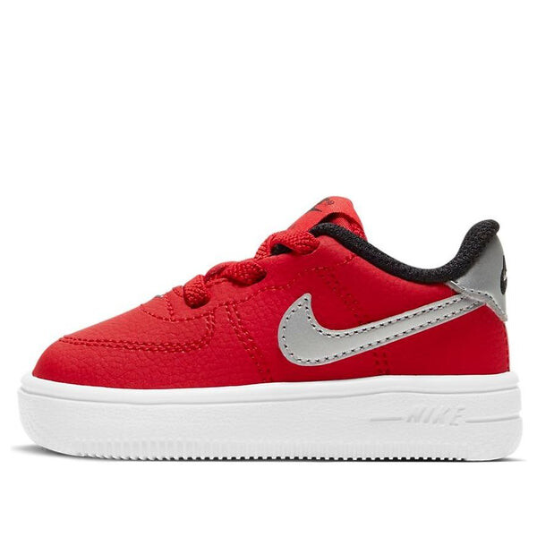 

Кроссовки force 1 '18 'red black' Nike, красный