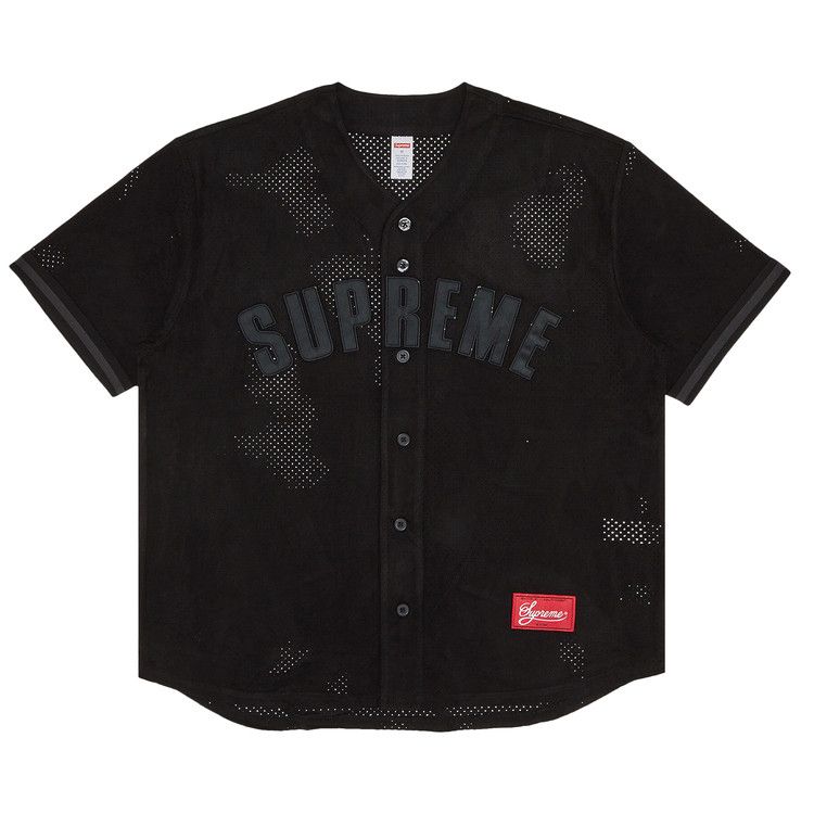

Джерси Supreme Ultrasuede Mesh Baseball Jersey, Black