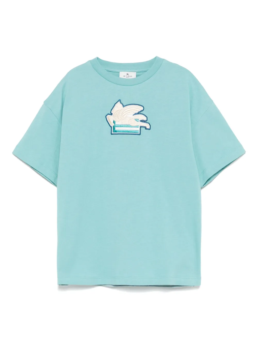 

Футболка с логотипом Pegaso ETRO KIDS, синий