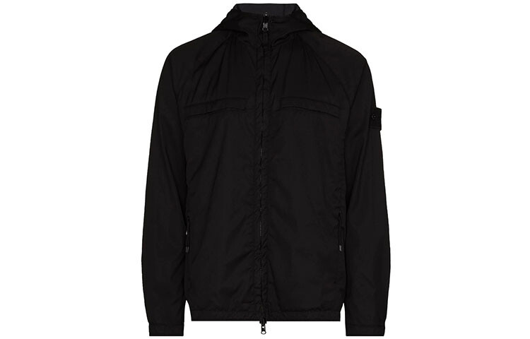 

Куртка на скрытой молнии Stone Island мужская, черный