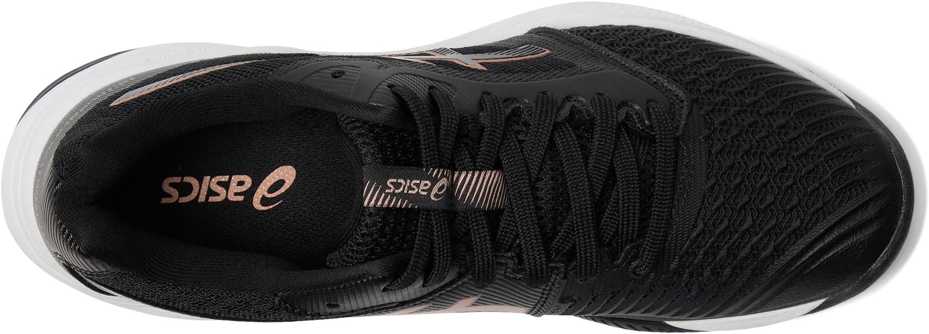 Кроссовки ASICS Netburner Ballistic FF 3 Volleyball Shoe, цвет Black/Rose Gold — фото 2