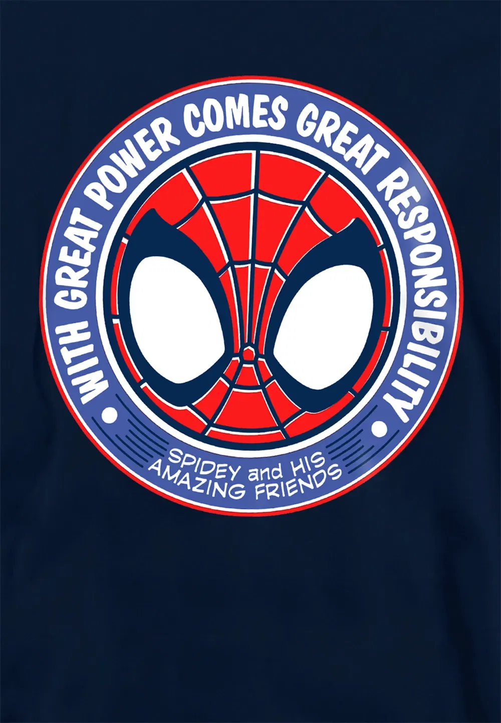 Детская худи Marvel Spidey and His Amazing Friends, темно-синий — фото 2