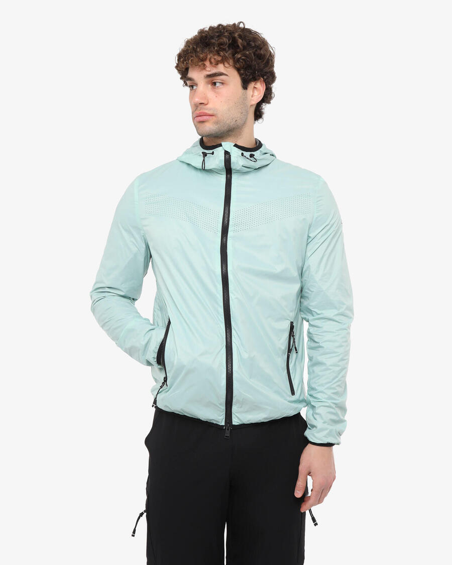 

JAKED Синтетическая спортивная куртка мятно-свинцово-зеленого цвета для мужчин