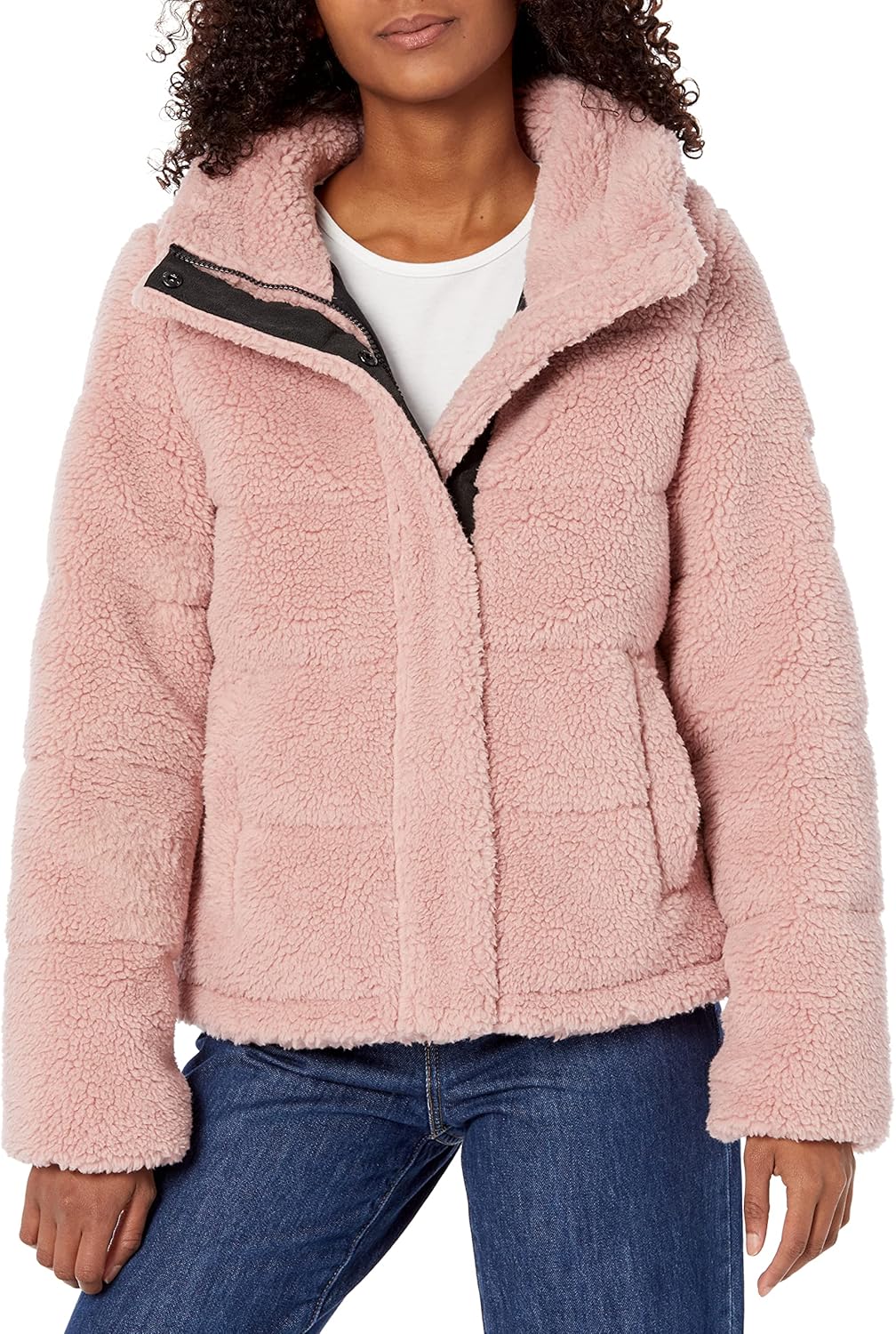 

Calvin Klein Женское пальто из искусственной овчины, Rose