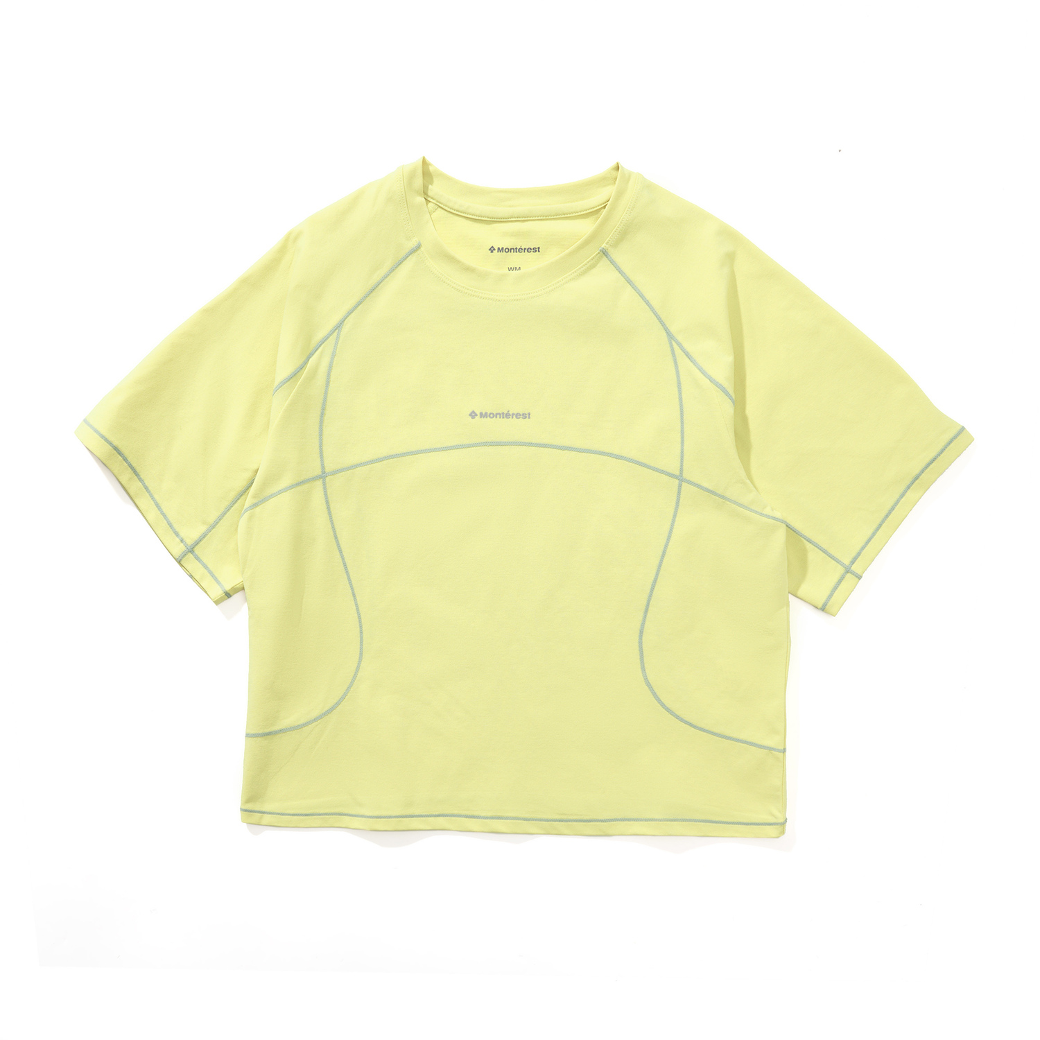

Футболка Monterest Shun Time Wilderness женская NOTHOMME, желтый