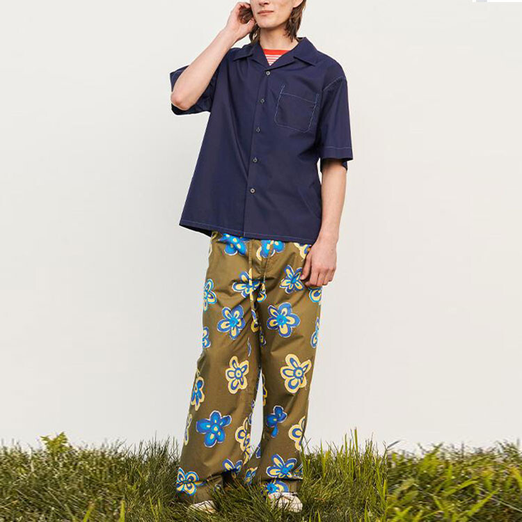 Marni Marni Co-Branding Повседневные брюки унисекс Thyme Uniqlo, цвет Thyme — фото 2