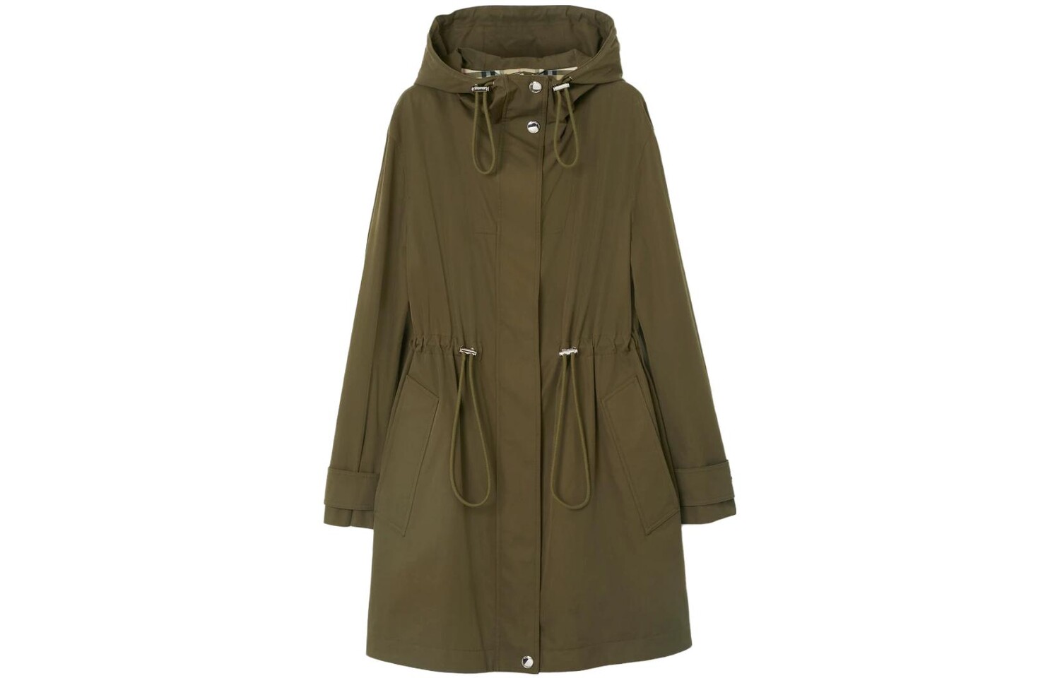 

Пальто женское темно-зеленое Burberry