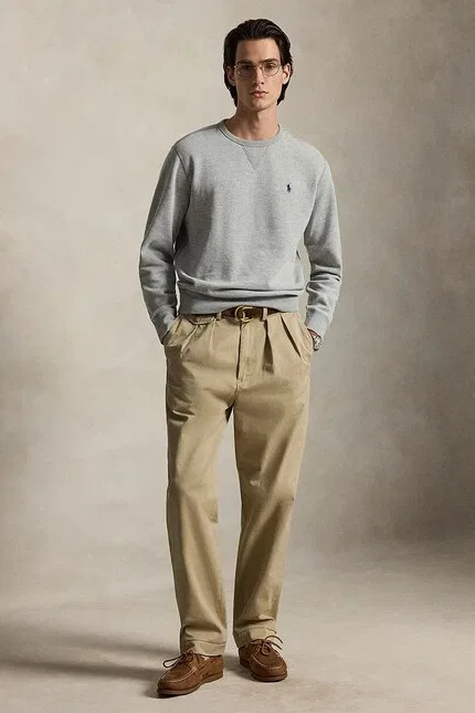 Худи из футера Polo Ralph Lauren, серый — фото 3