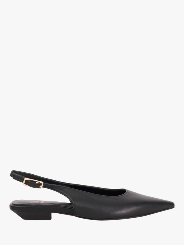 Кожаные туфли Dune Hostess на платформе с ремешком Dune London, Black
