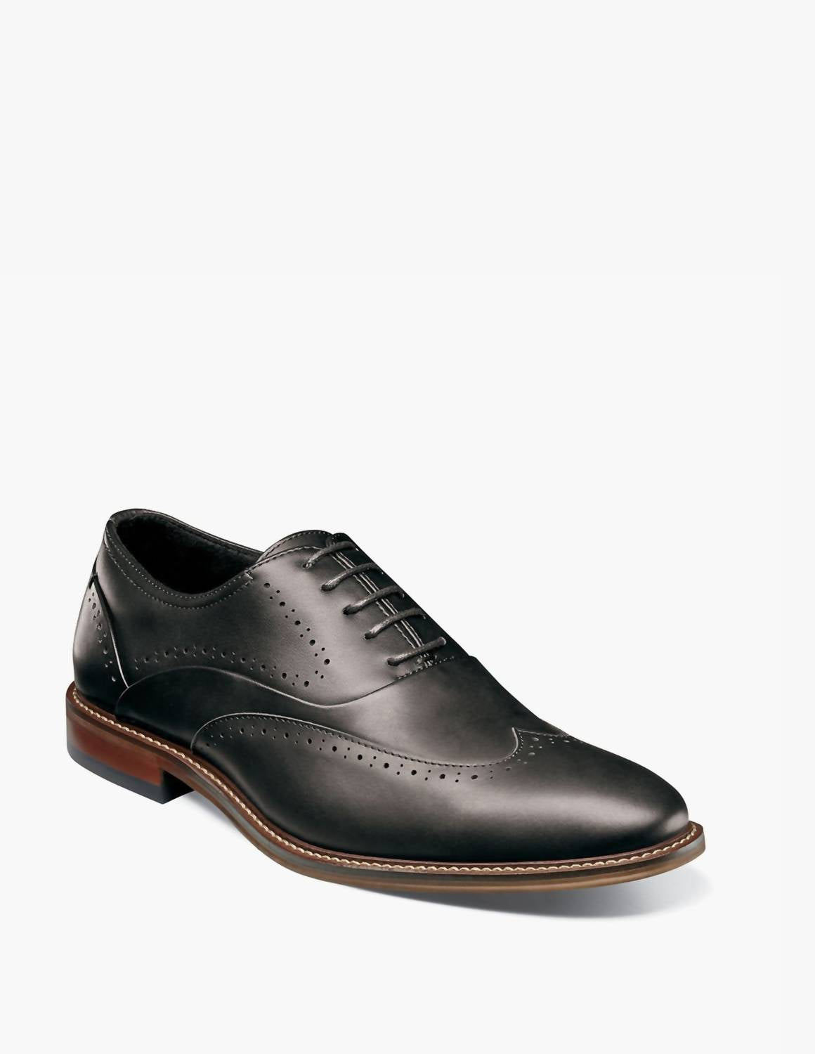 

Черные оксфорды Macarthur Wingtip Stacy Adams, черный