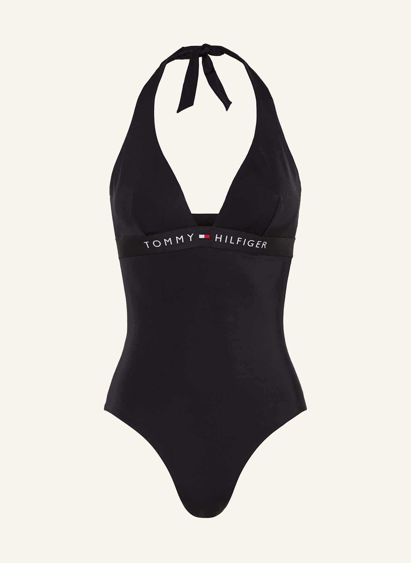

Купальник с халтернеем Tommy Hilfiger, черный