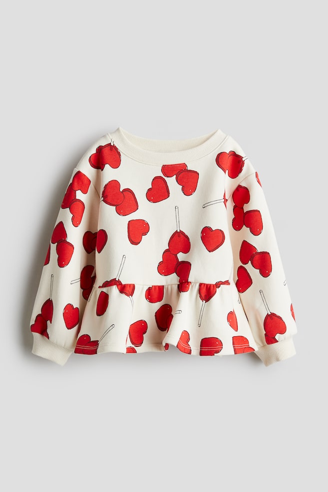 

Толстовка с баской H&M, мультиколор