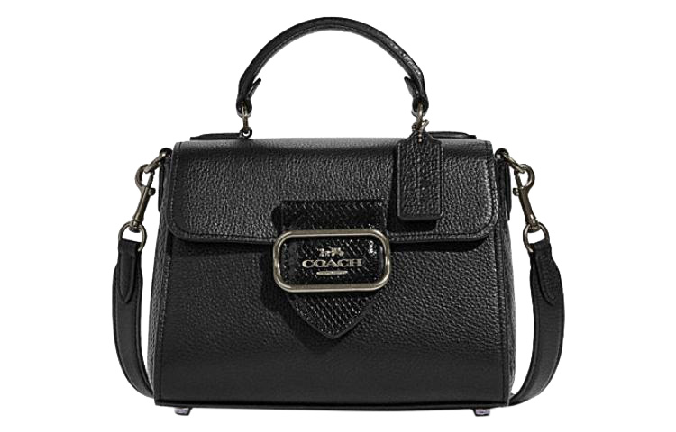

COACH Кожаная сумка через плечо с овчиной