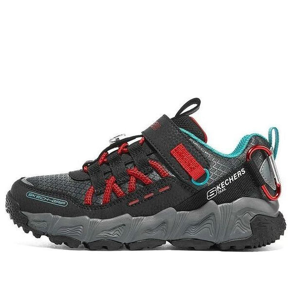 

Кроссовки velocitrek 'black red' Skechers, черный