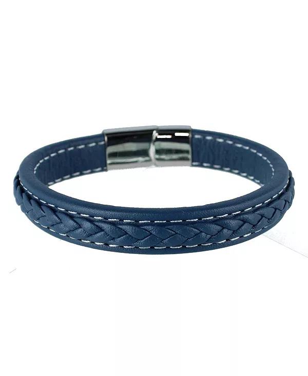 

Браслет Amari'S из лазурной кожи с надежной застежкой Trafalgar, blue