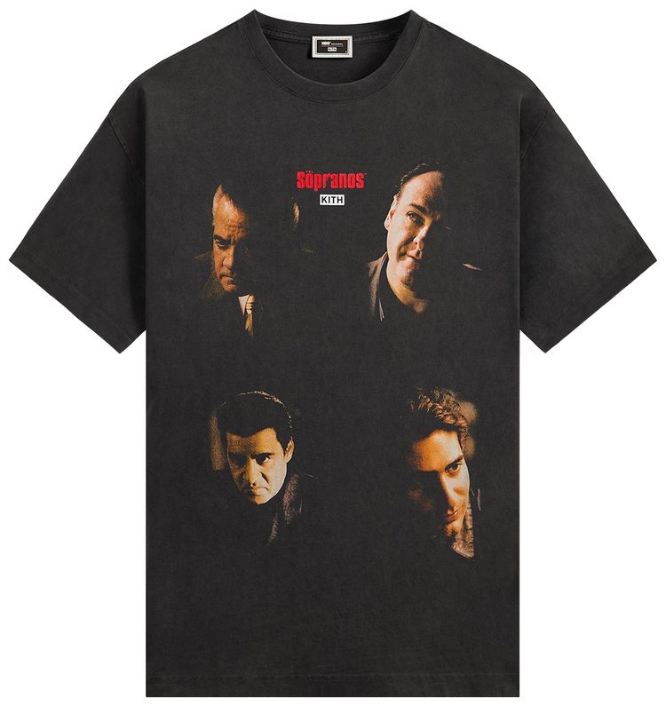 

Футболка Kith For The Sopranos Characters Vignette Vintage Tee, черный