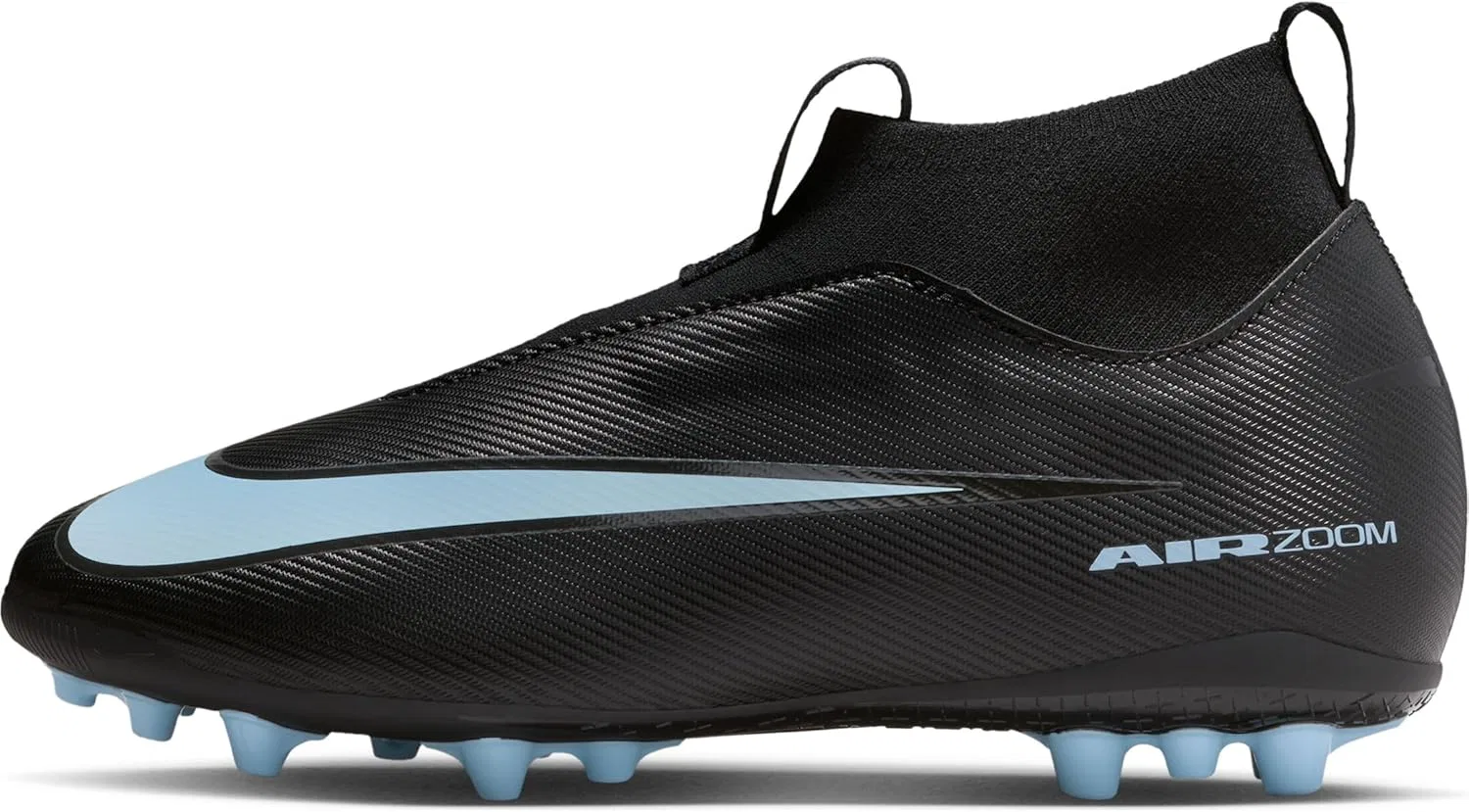 Детские футбольные бутсы Nike Unisex Kids Jr. Mercurial Superfly 10 Academy AG High-Top для младших и старших школьников, Multicoloured