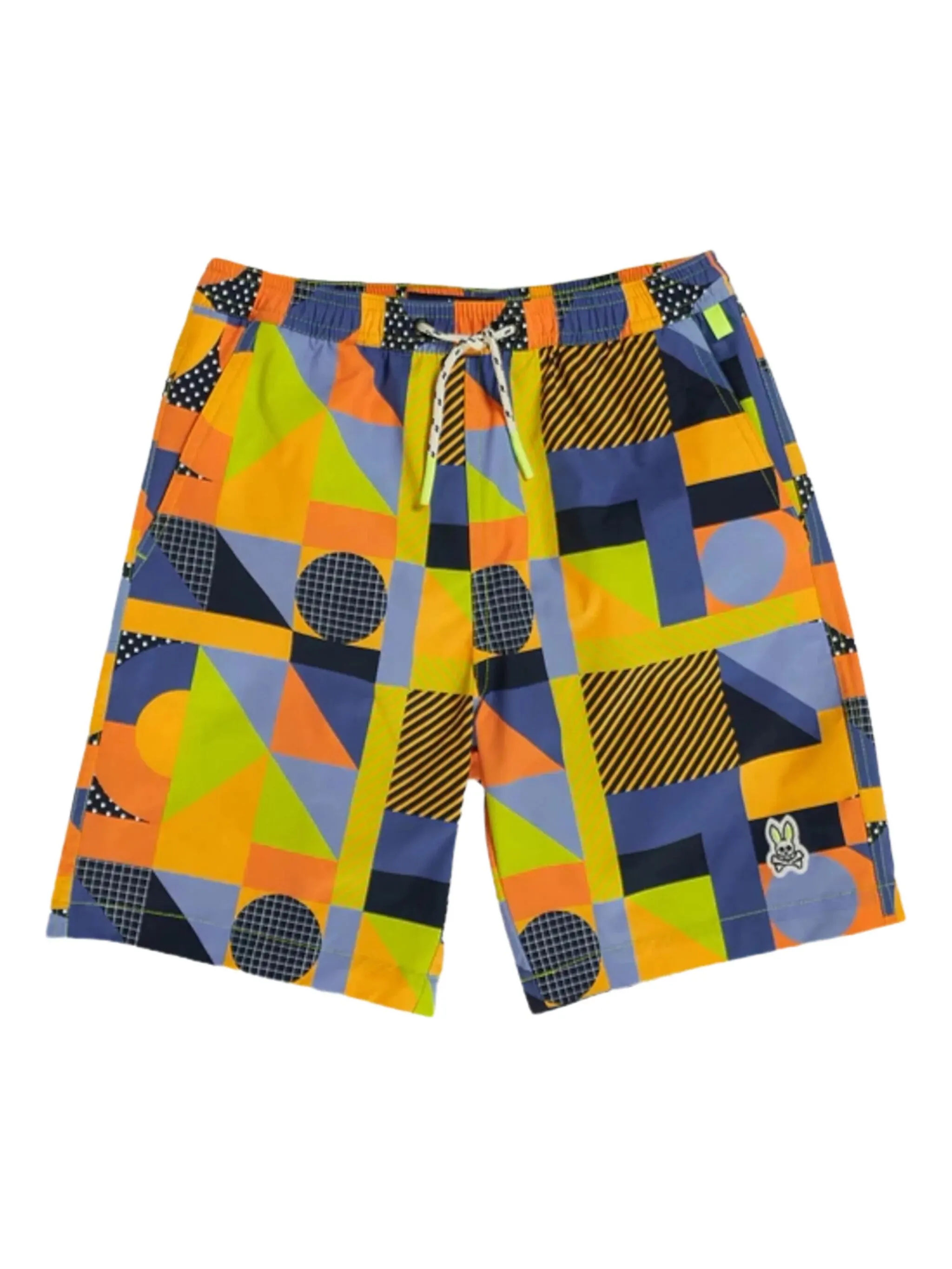 

Плавки-шорты Henry Deco с геометричным принтом Psycho Bunny, синий