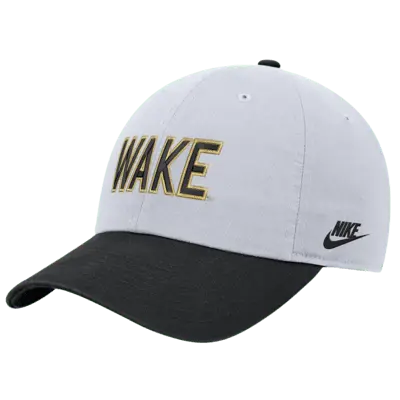 

Бейсболка Nike Wake Forest College Campus Cap, белый