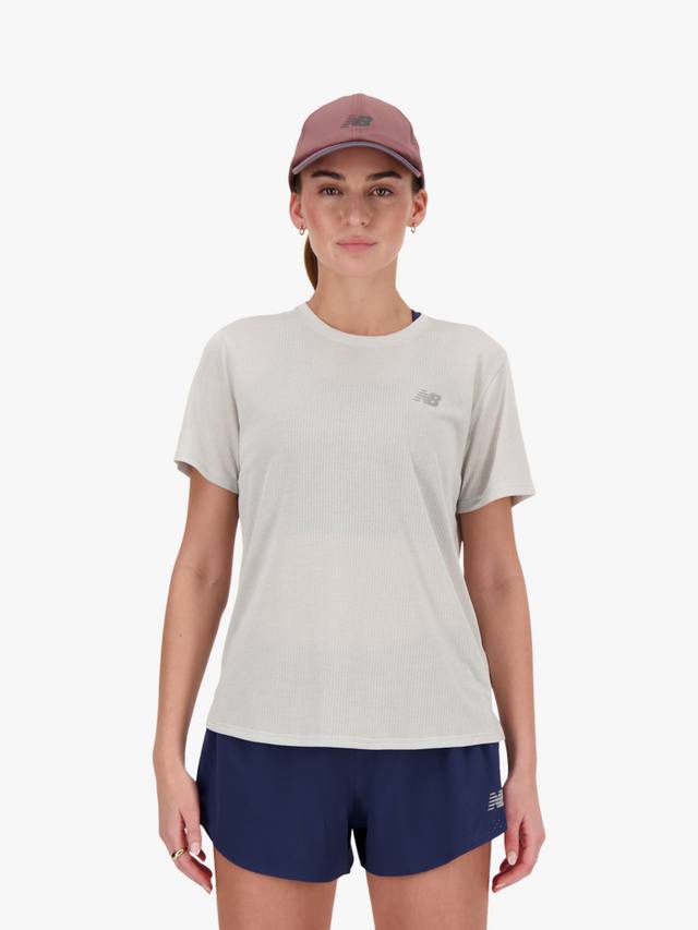 

Женская спортивная футболка New Balance, цвет Ash Heather