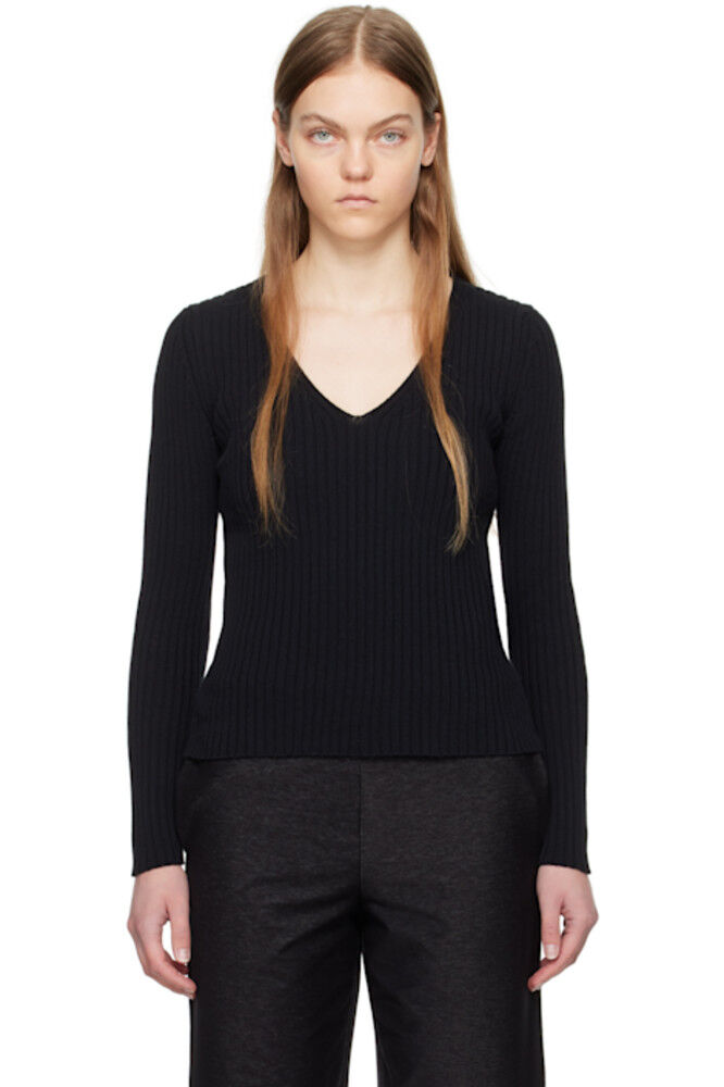 

Черный свитер Calcio MM by Max Mara