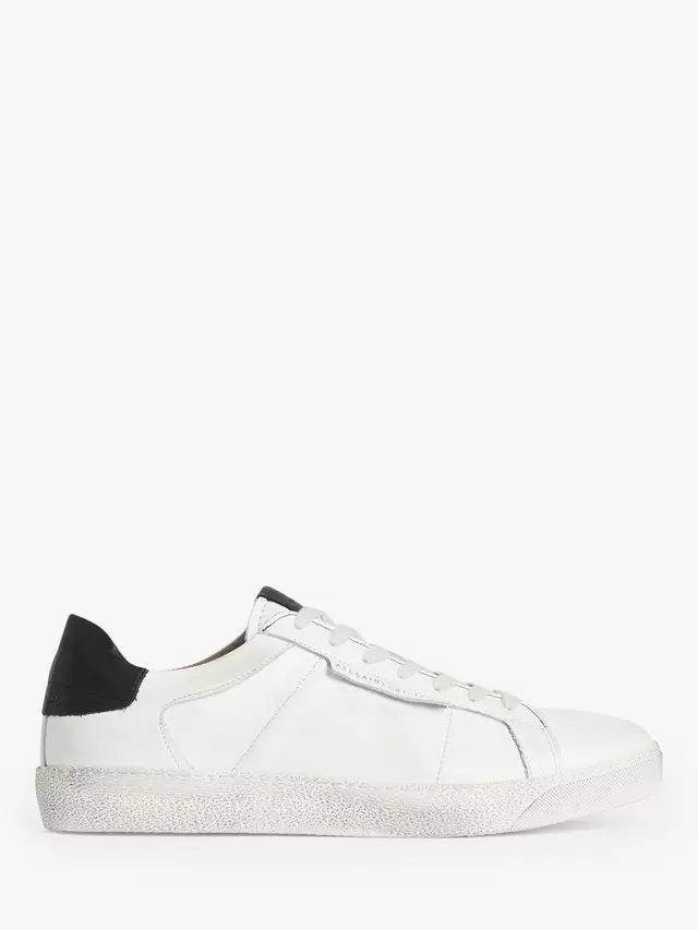 

Кроссовки AllSaints Sheer Leather Lace Up, цвет chalk white