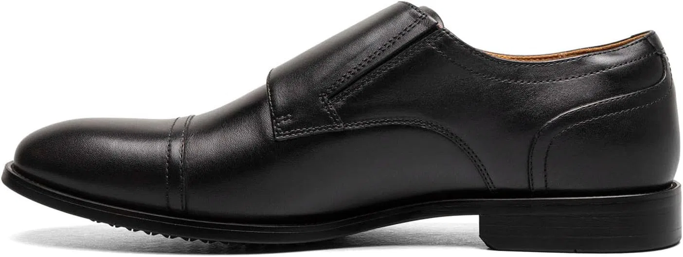 Мужские лоферы Florsheim Rucci с двумя нитками и закрытым носком, черный — фото 4