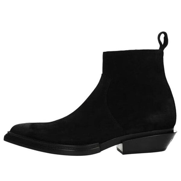 

Кроссовки santiago black suede ankle boots 'black' Balenciaga, черный