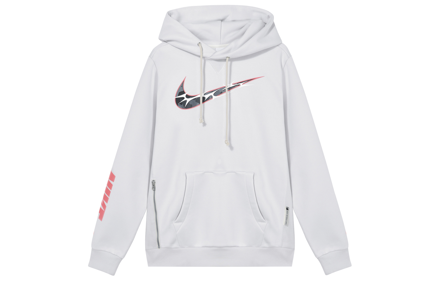 Nike Термобелье стандартная толстовка мужская light silver gray — фото 3