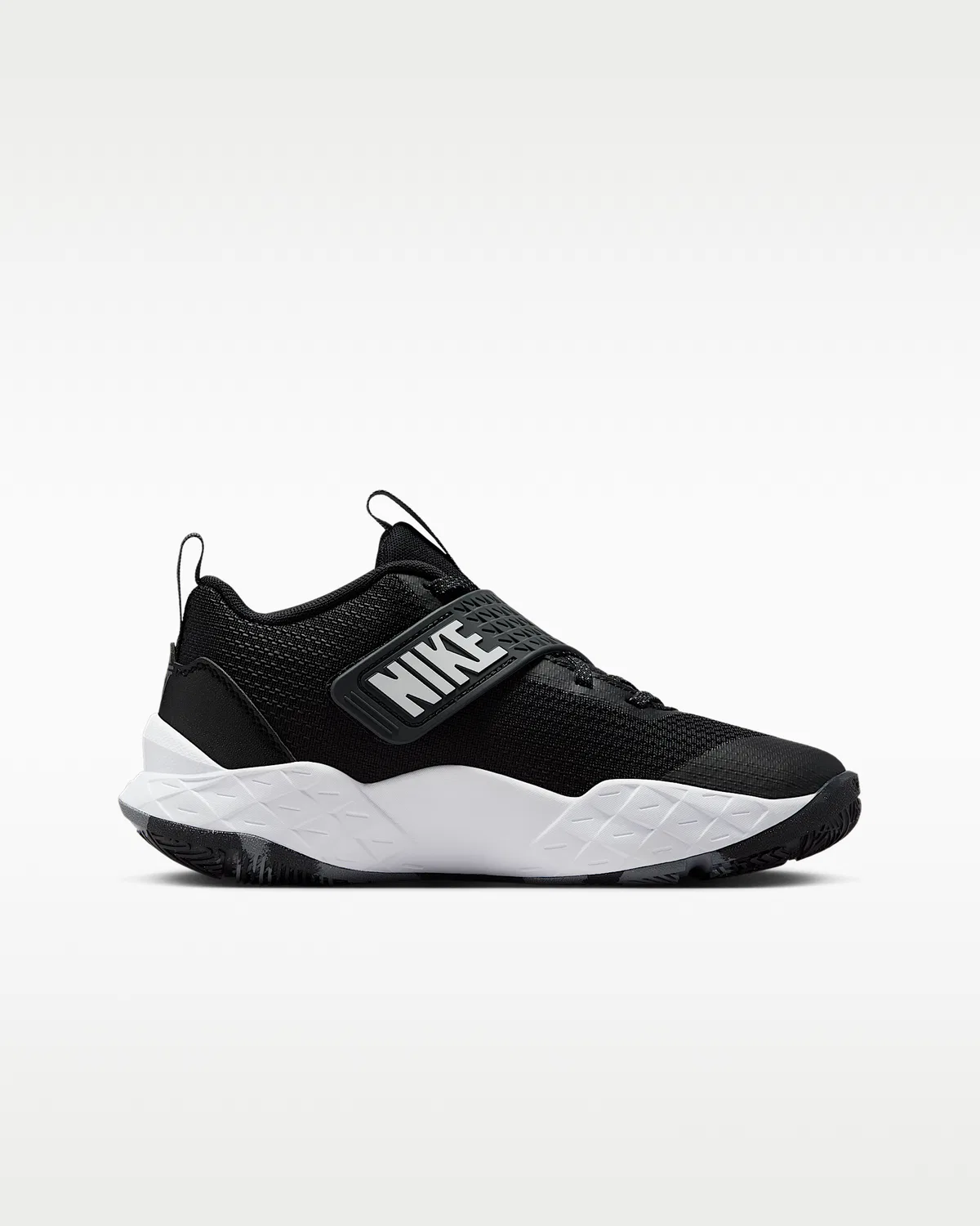 Детские баскетбольные кроссовки Nike Team Hustle D 12, Black/Anthracite/White — фото 3